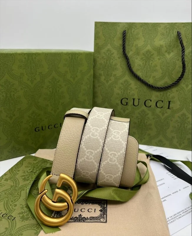Ремень GUCCI 3 — Коричневый — дополнительный вид