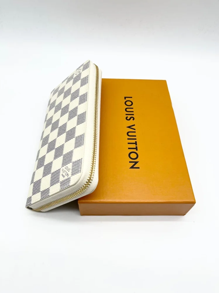 Кошелек Louis vuitton 3 — Белый, Серый — дополнительный вид