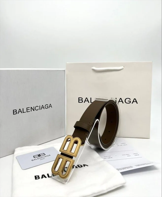 Ремень BALENCIAGA 1 — Коричневый — основной вид