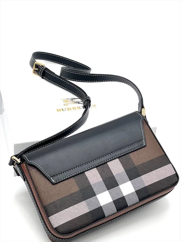Сумка BURBERRY 1-27 — Белый, Коричневый, Черный — дополнительный вид