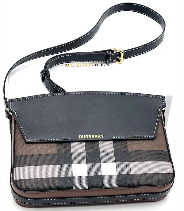 Сумка BURBERRY 1-27 — Белый, Коричневый, Черный — основной вид