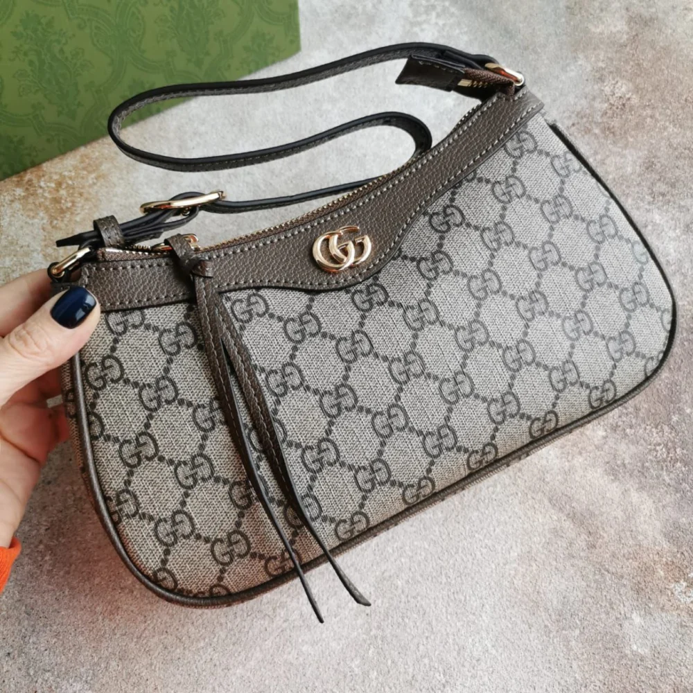 Сумка GUCCI z-557 — Бежевый, Коричневый — дополнительный вид