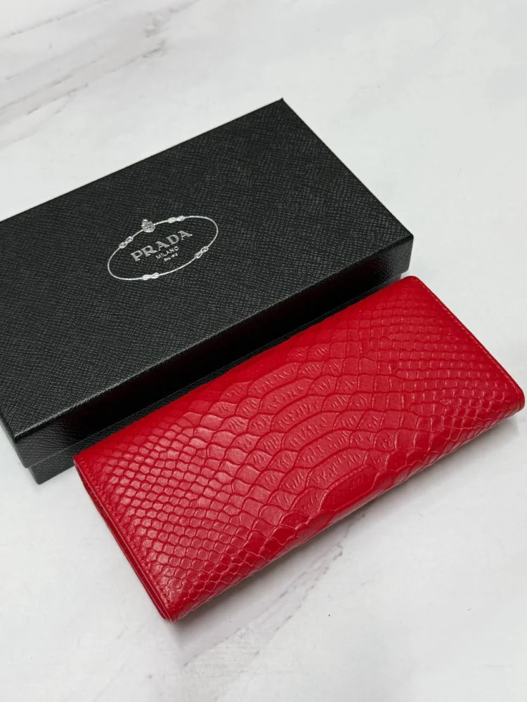 Кошелек PRADA 2 — Красный — дополнительный вид
