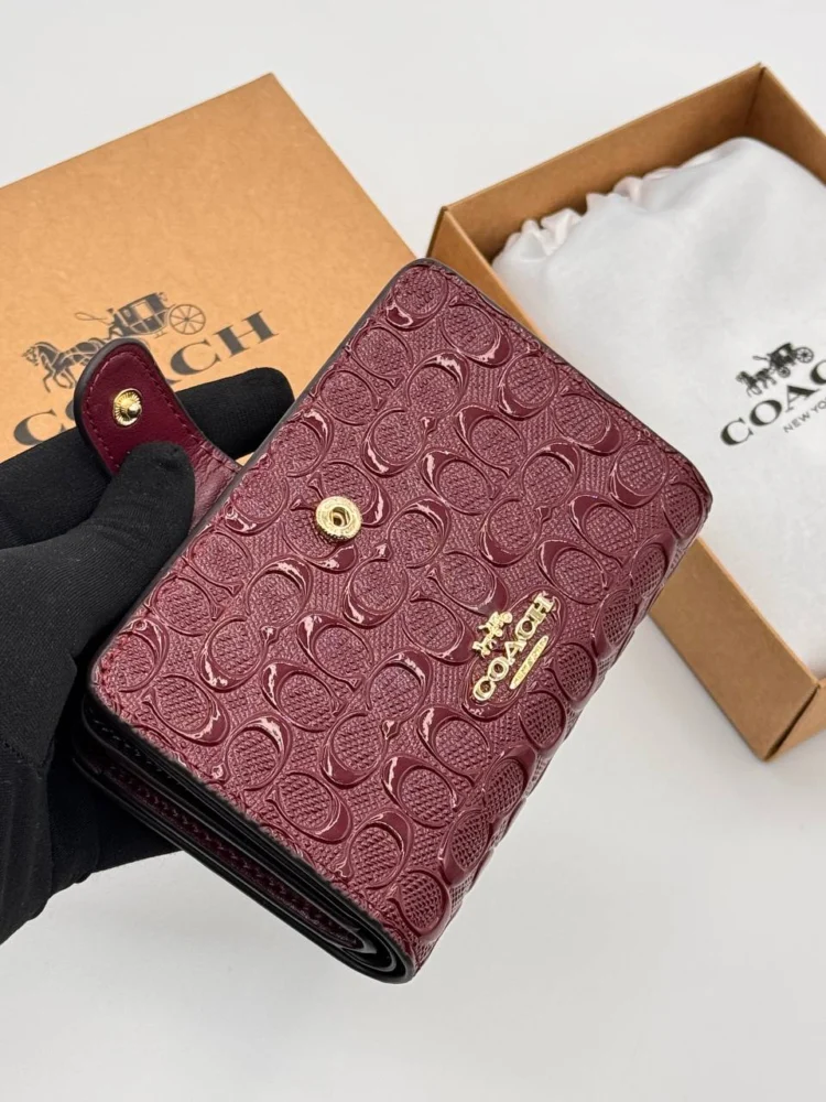 Кошелек COACH 177 — Бордовый — дополнительный вид