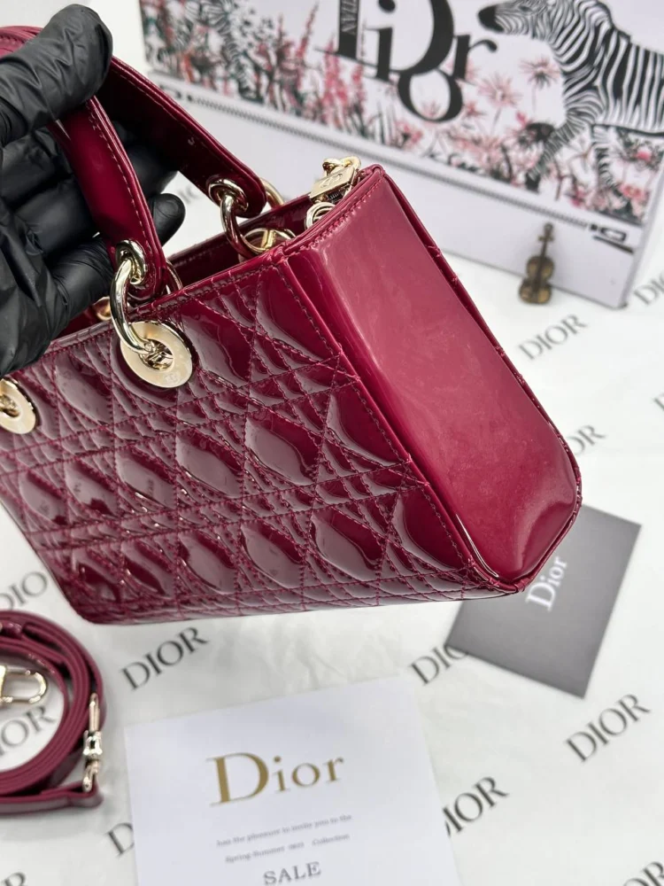Сумка Christian Dior z-195 — Бордовый — дополнительный вид