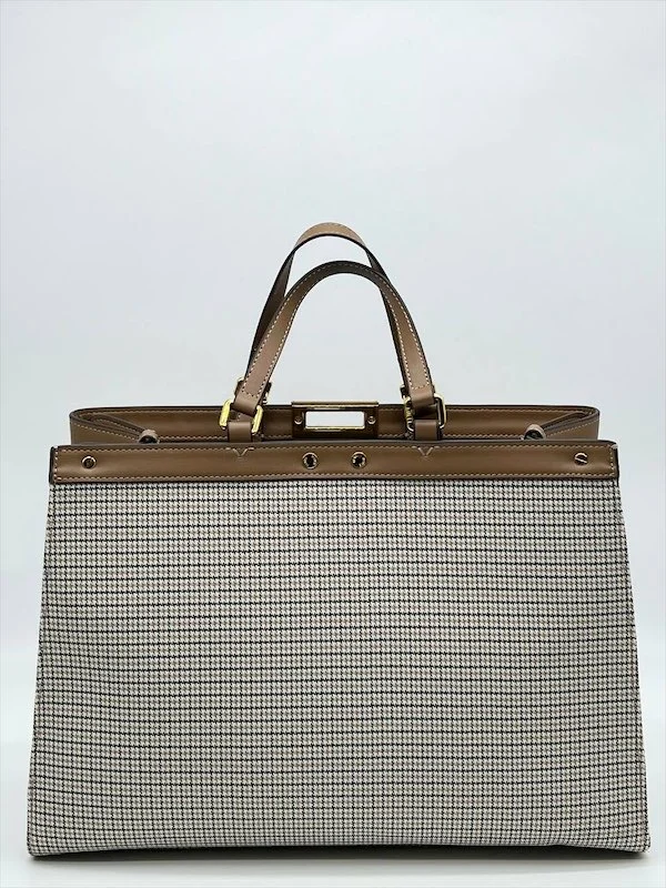 Сумка FENDI z-562 — Белый, Коричневый — дополнительный вид