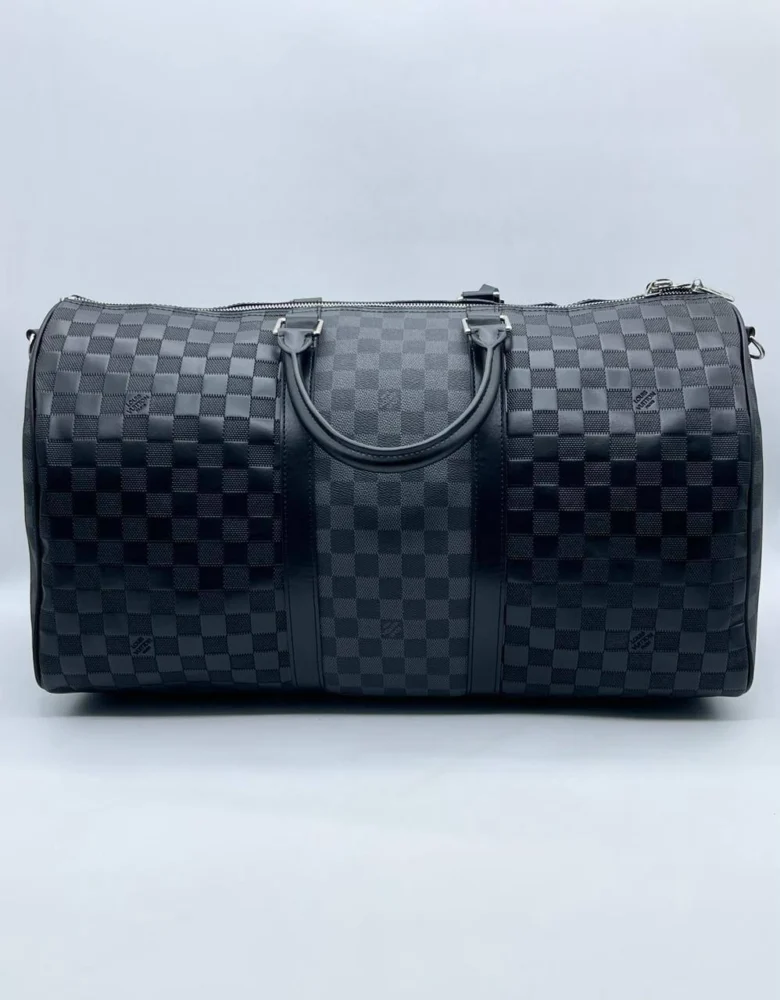 Дорожная сумка Louis Vuitton 5 — Серый, Черный — дополнительный вид