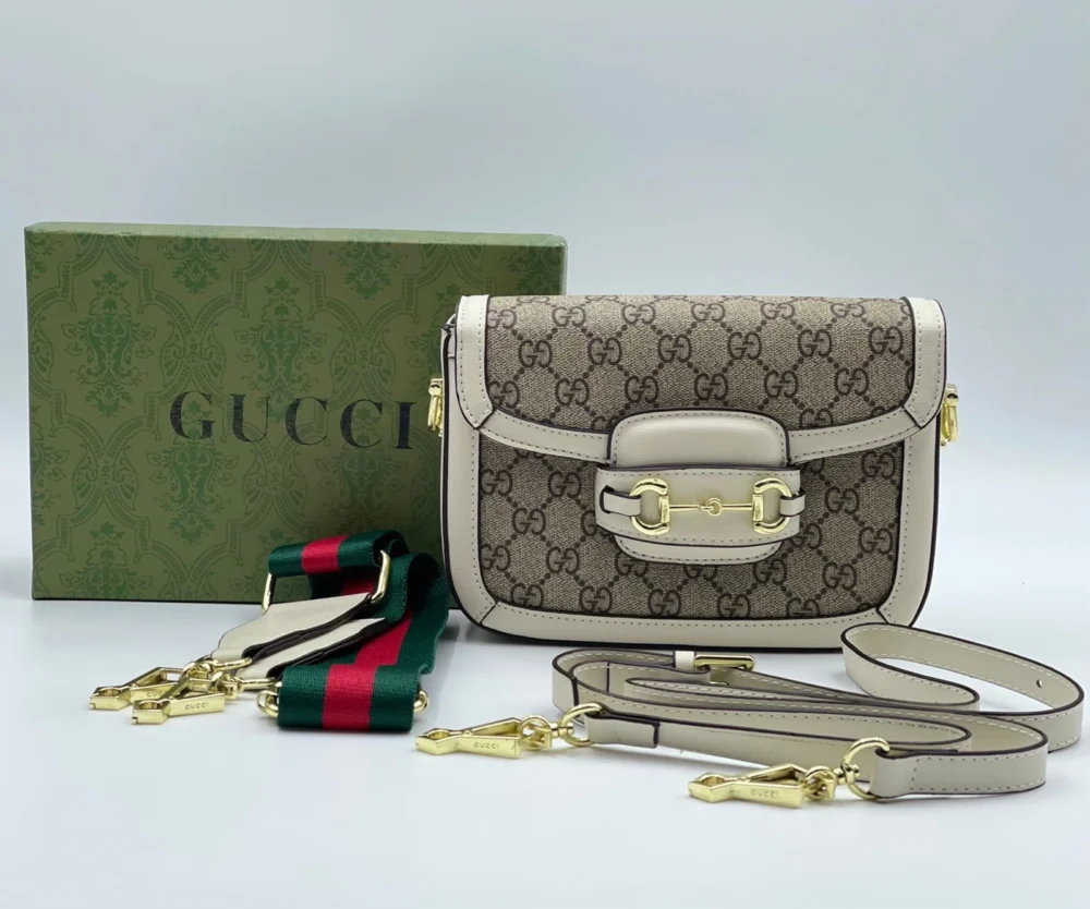 Сумка Gucci 00044467 — Бежевый, Коричневый — основной вид