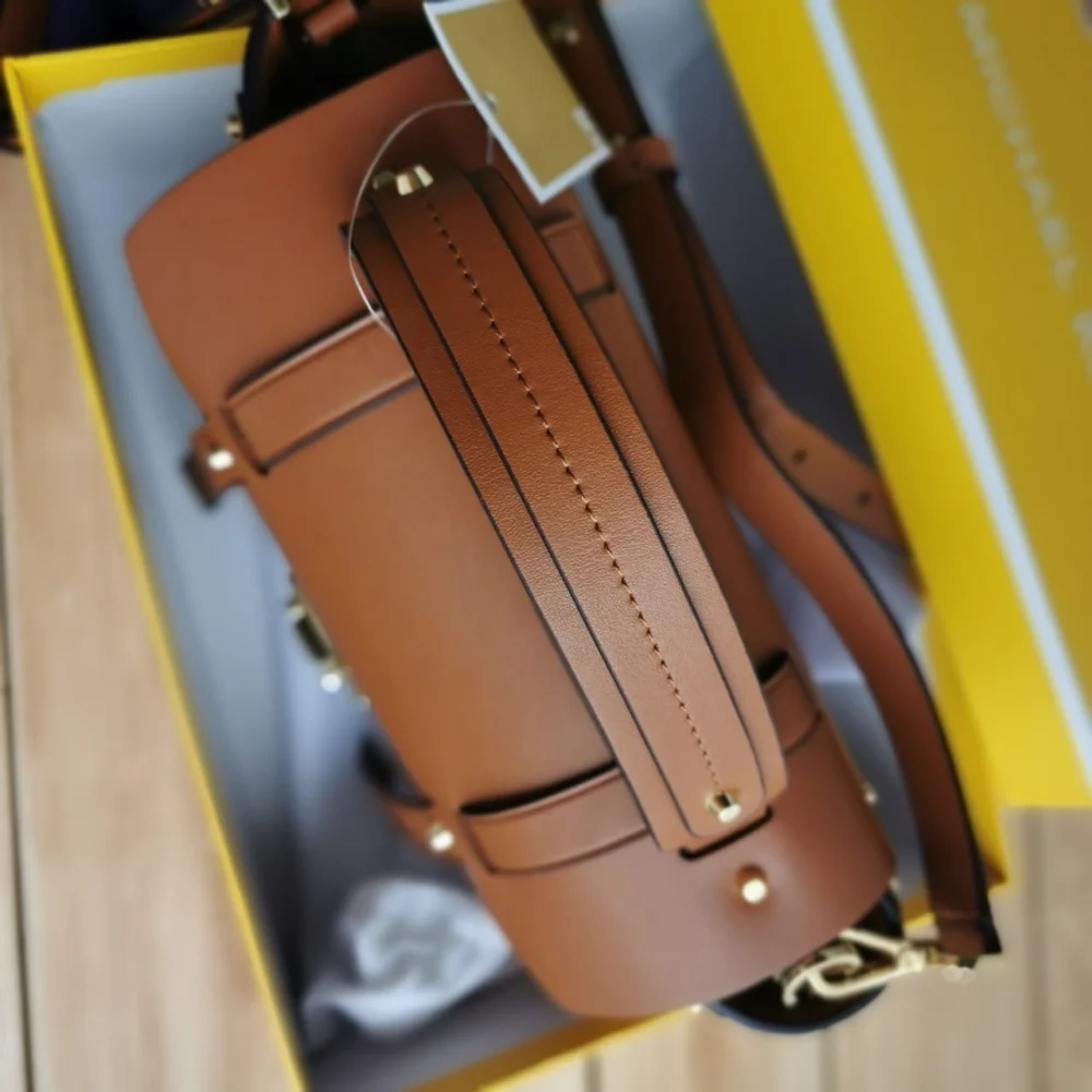 Сумка MICHAEL KORS 204-1 — Коричневый, Молочный — дополнительный вид