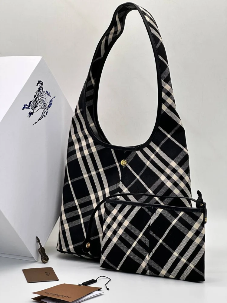 Сумка BURBERRY 1_15 — Белый, Черный — основной вид