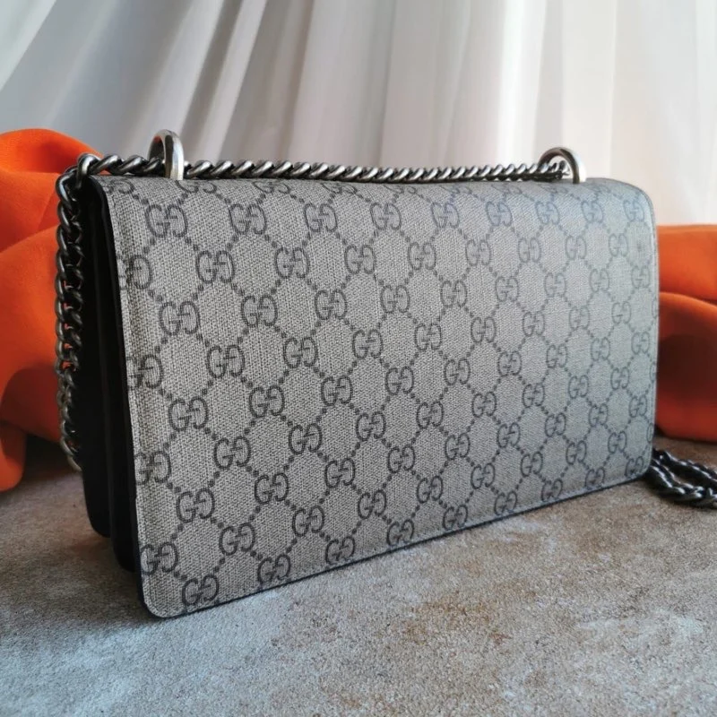 Сумка GUCCI 4 — Бежевый, Бордовый — дополнительный вид