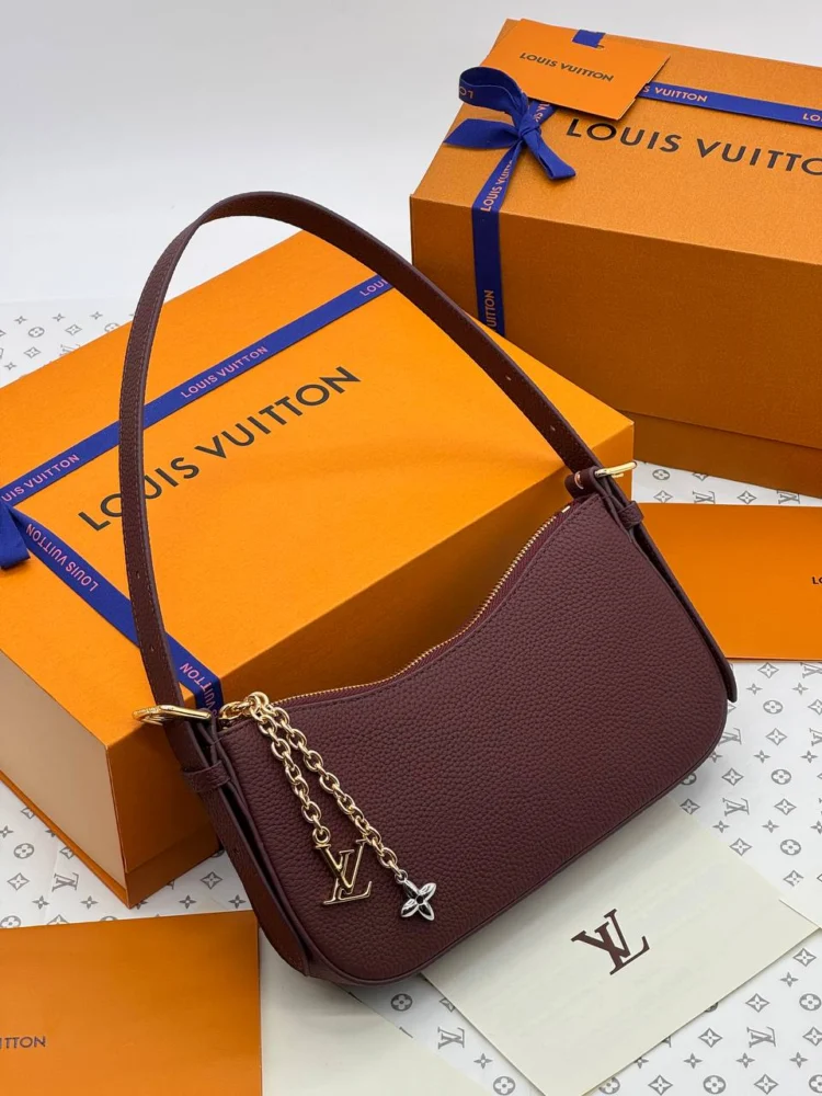 Louis Vuitton 001 — Бордовый, Молочный — основной вид