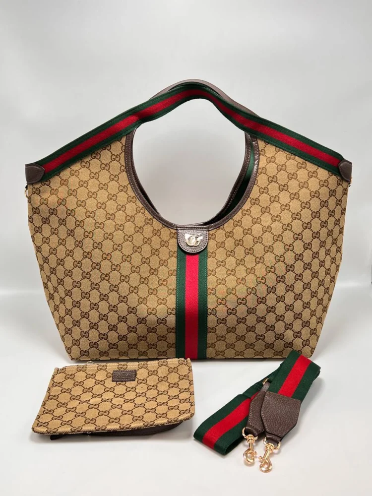 Сумка Gucci 000029 — Бежевый, Коричневый — основной вид
