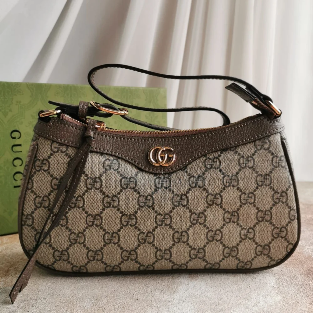 Сумка GUCCI z-557 — Бежевый, Коричневый — дополнительный вид