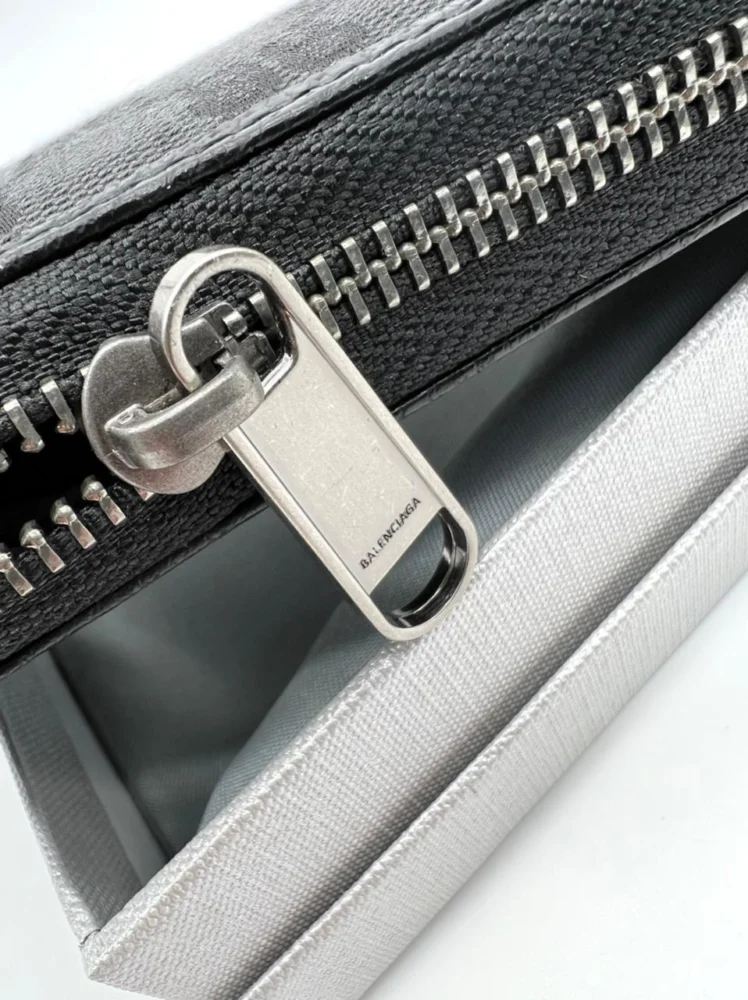Кошелек BALENCIAGA 5 — Серый, Черный — дополнительный вид