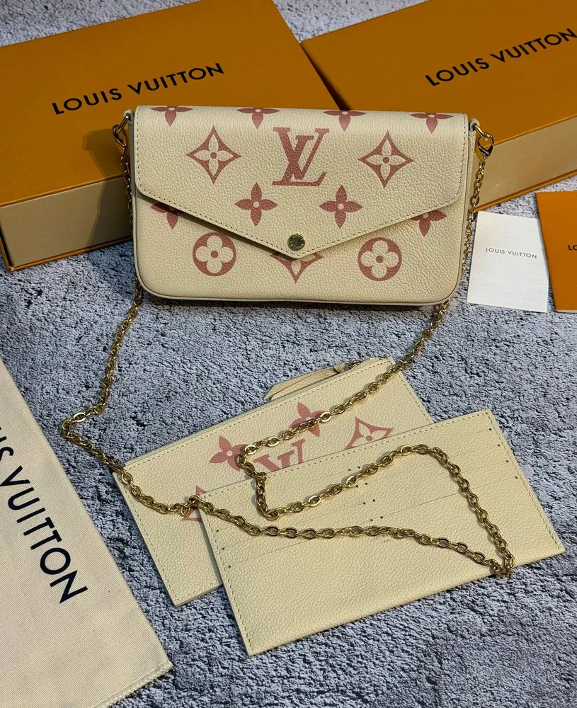 Клатч Louis Vuitton 1 — Бежевый — основной вид