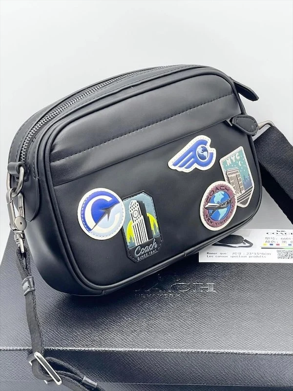 Мужская сумка COACH 8 — Черный — дополнительный вид