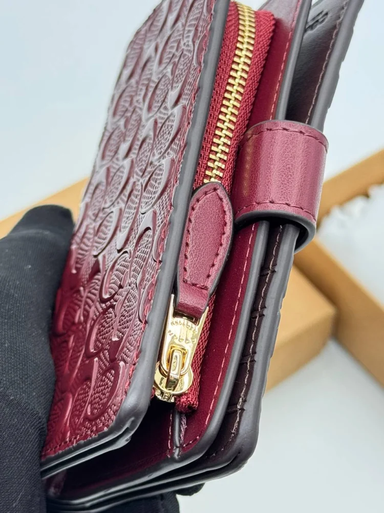 Кошелек COACH 177 — Бордовый — дополнительный вид