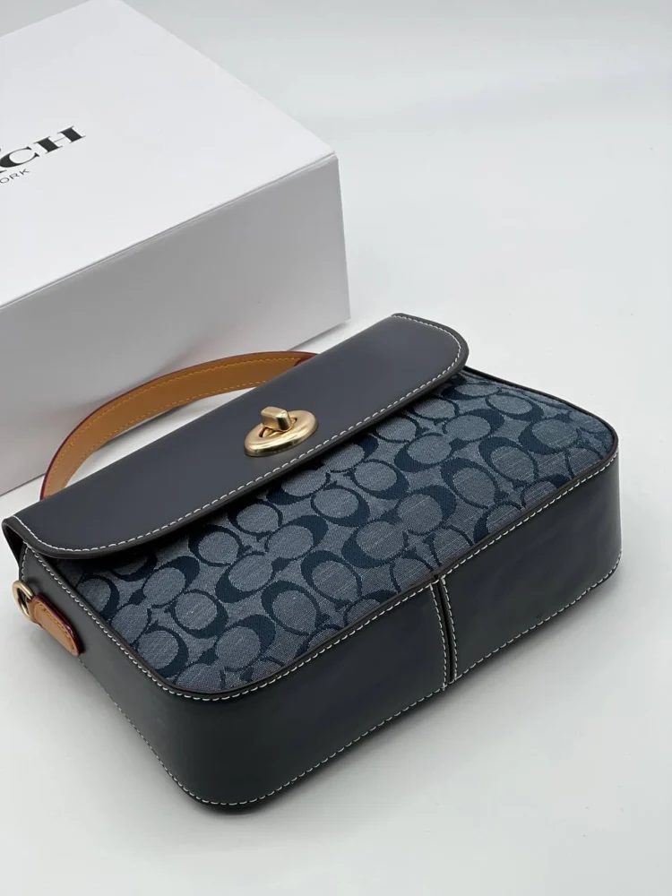 Сумка COACH z-1116 — Синий — дополнительный вид