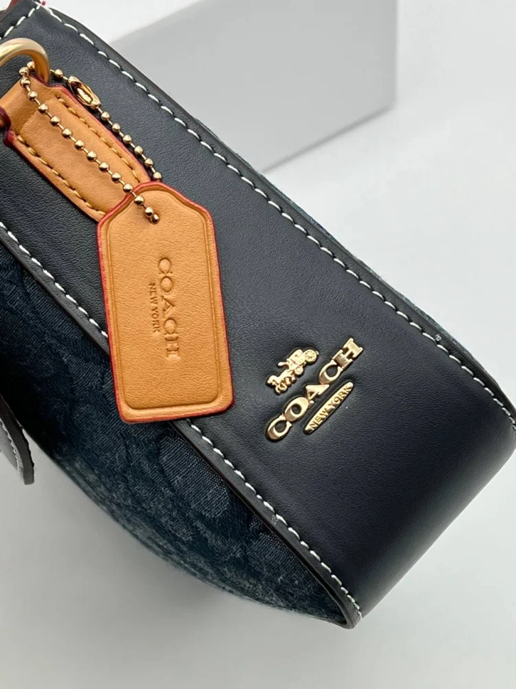 Сумка COACH z-1116 — Синий — дополнительный вид