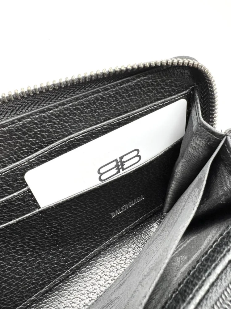 Кошелек BALENCIAGA 5 — Серый, Черный — дополнительный вид