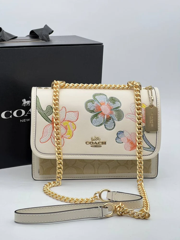 Сумка COACH z-000 — Молочный, Мультиколор — основной вид