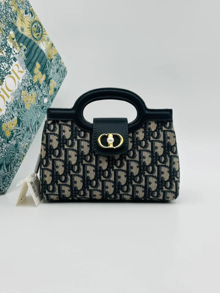 Сумка DIOR 1_1 — Белый, Черный — основной вид