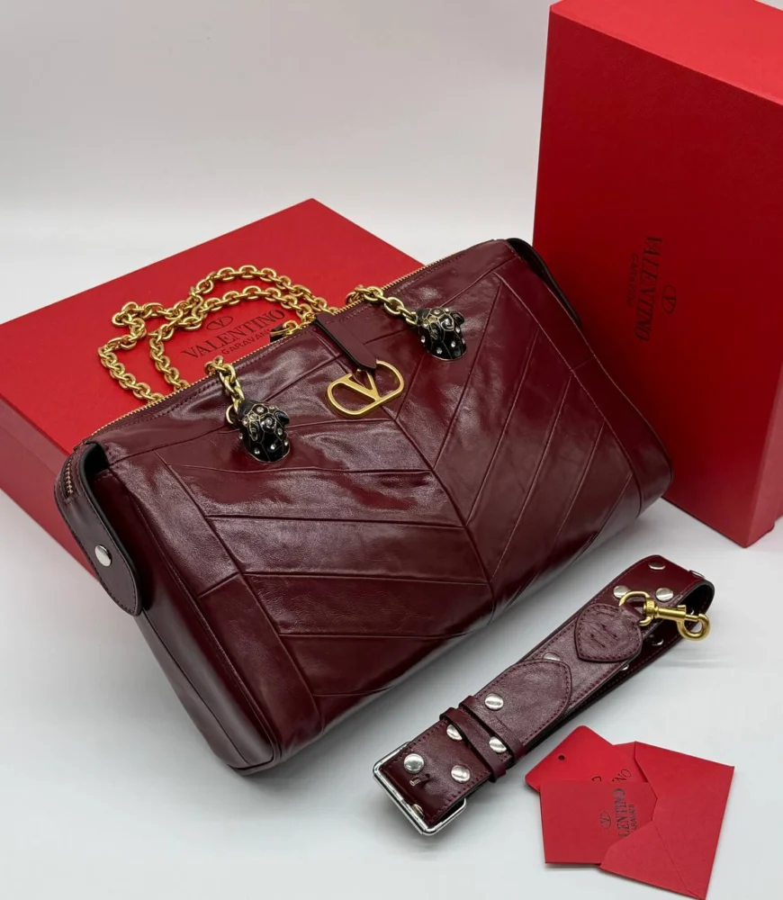 Сумка VALENTINO 109 — Бордовый — основной вид