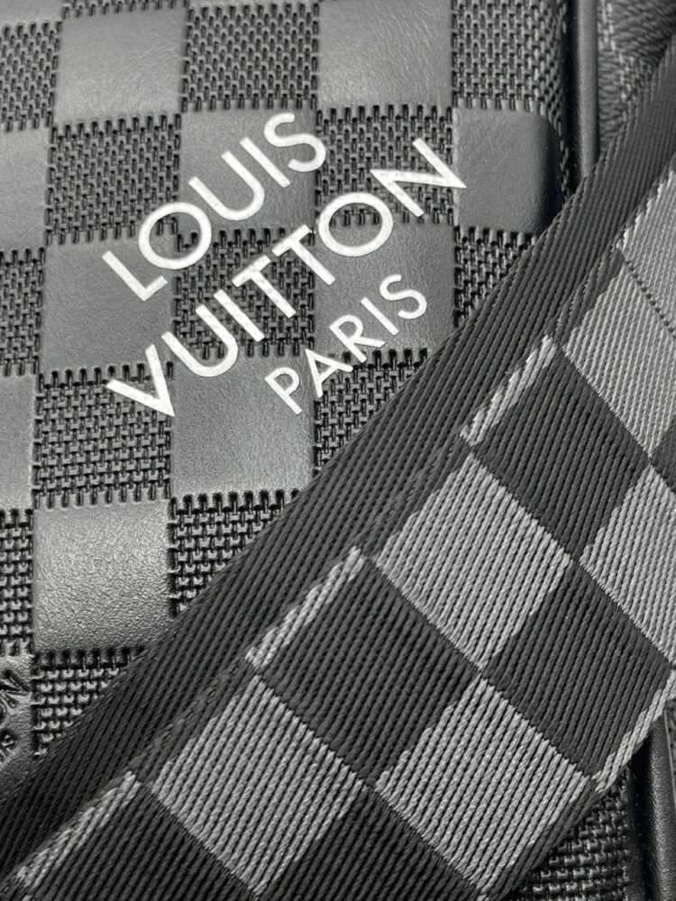 Дорожная сумка Louis Vuitton 5 — Серый, Черный — дополнительный вид