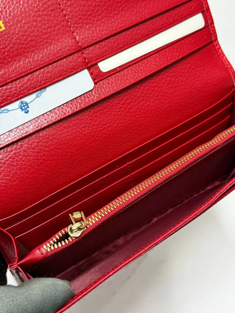 Кошелек PRADA 2 — Красный — дополнительный вид