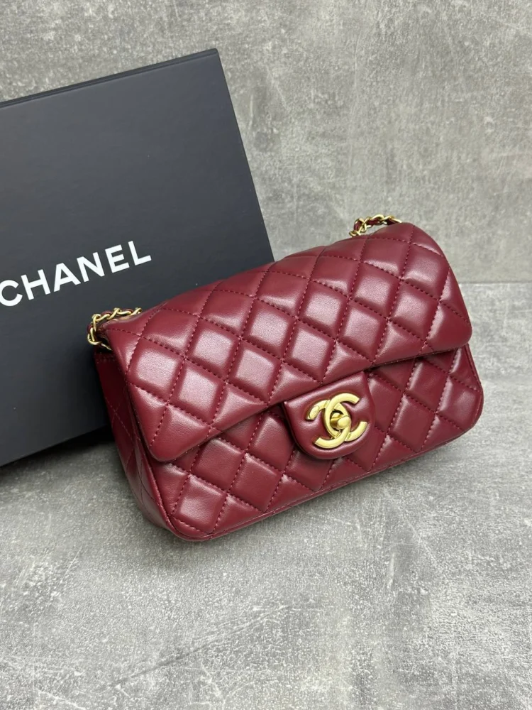 Сумка CHANEL 000-13 — Бордовый — дополнительный вид