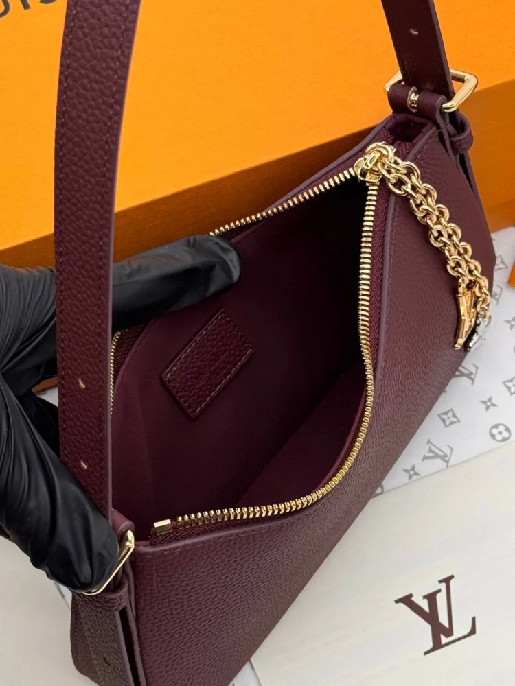 Louis Vuitton 001 — Бордовый, Молочный — дополнительный вид