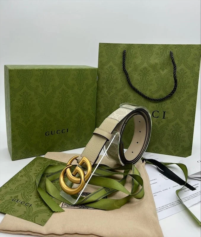 Ремень GUCCI 3 — Коричневый — основной вид