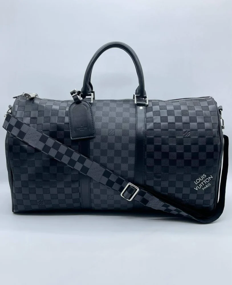 Дорожная сумка Louis Vuitton 5 — Серый, Черный — основной вид