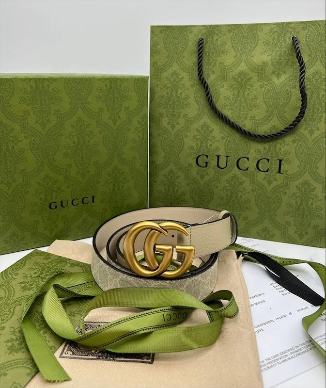 Ремень GUCCI 3 — Коричневый — дополнительный вид