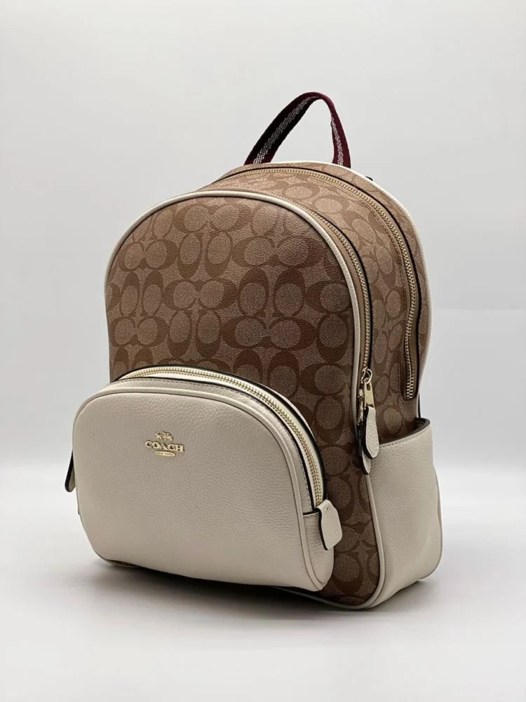 Рюкзак COACH 4 — Коричневый, Молочный — дополнительный вид