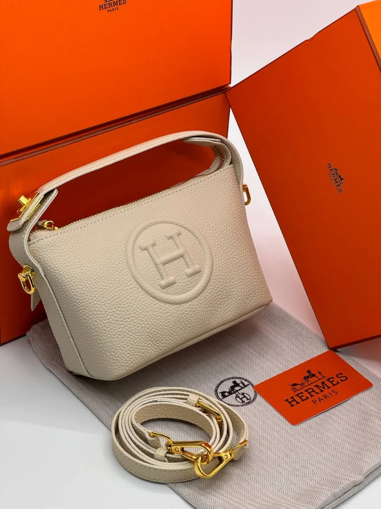 Сумка HERMES 1_1 — Бежевый — основной вид