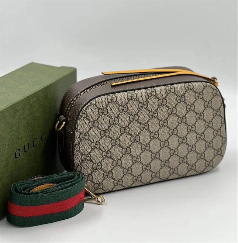 Сумка GUCCI 1_10 — Бежевый, Коричневый — дополнительный вид