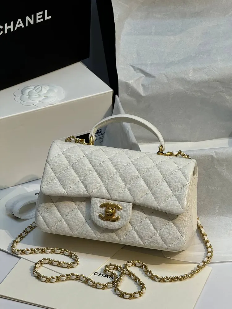 Сумка CHANEL 1 — Белый — основной вид