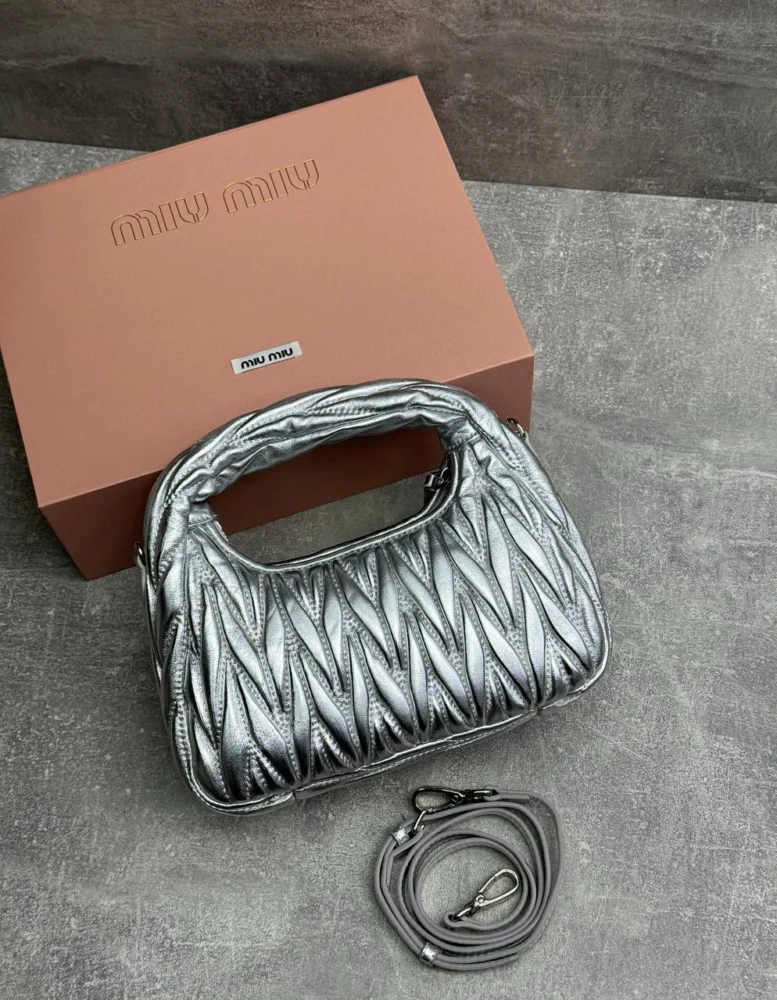 MIU MIU 40 — Серебристый — дополнительный вид