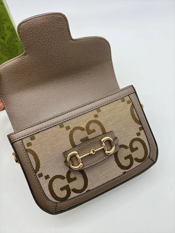 Сумка GUCCI z-443 — Бежевый, Коричневый — дополнительный вид
