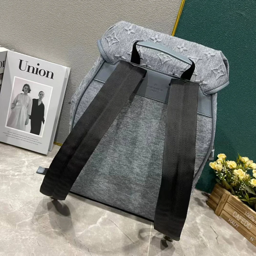 Рюкзак Louis Vuitton 317890 — Серебристый, Серый — дополнительный вид