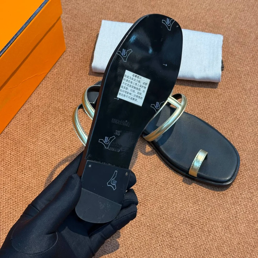 Обувь HERMES 10 — Золотистый, Черный — дополнительный вид