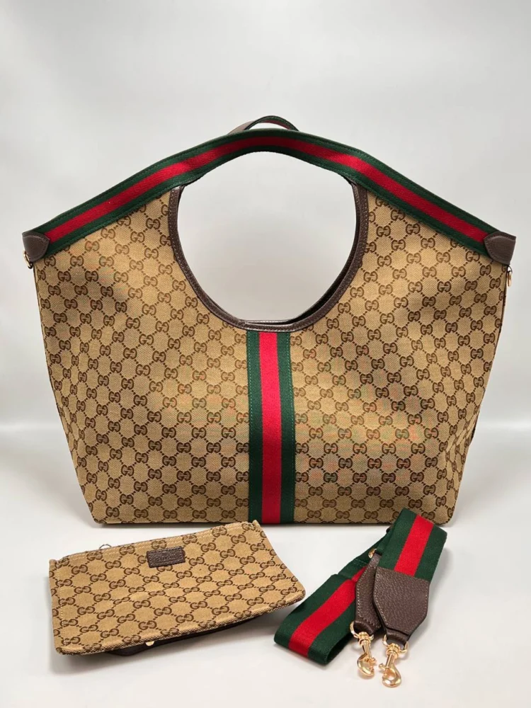 Сумка Gucci 000029 — Бежевый, Коричневый — дополнительный вид