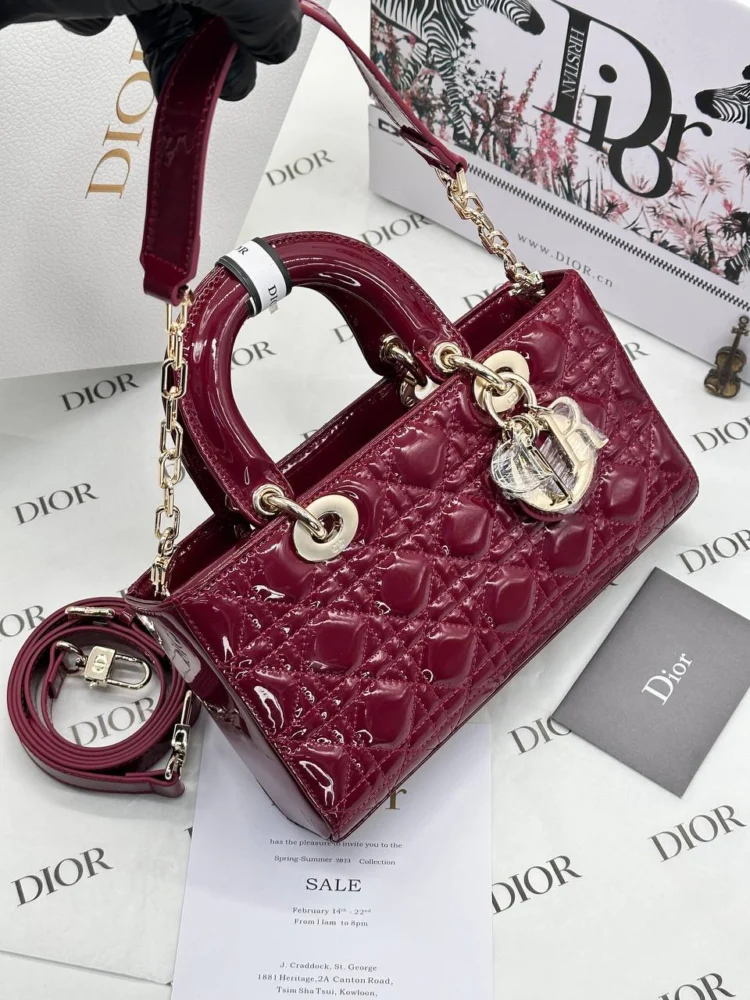Сумка Christian Dior z-195 — Бордовый — основной вид