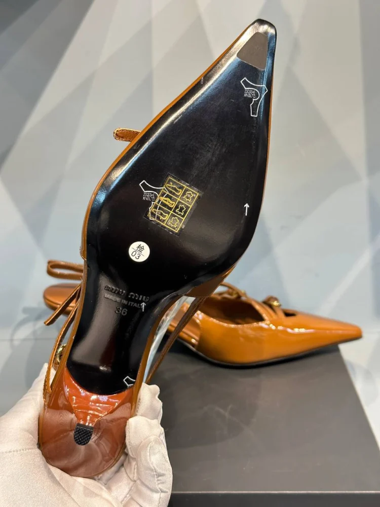 Обувь MIU MIU 3 — Коричневый — дополнительный вид