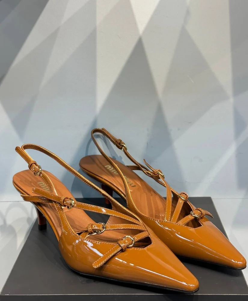 Обувь MIU MIU 3 — Коричневый — основной вид