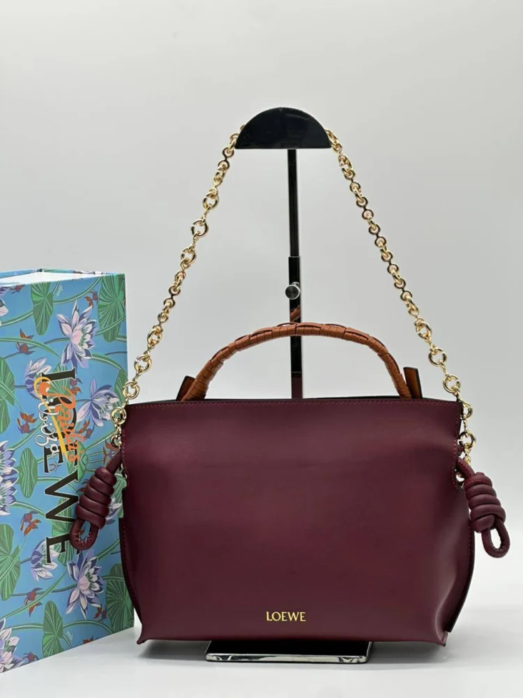Сумка LOEWE z-446 — Бордовый — дополнительный вид