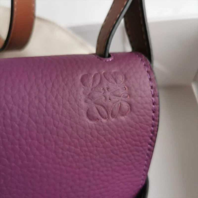 Сумка LOEWE 11 — Бордовый, Коричневый — дополнительный вид