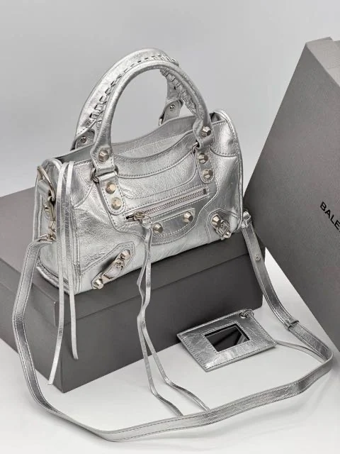 Сумка BALENCIAGA 15 — Серебристый — основной вид